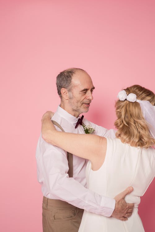 Elderly Couple Happily Married