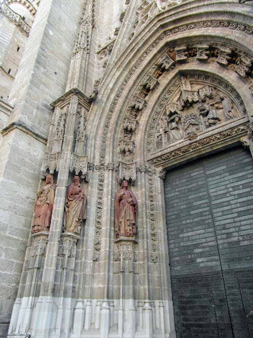 Low Angle Shot of Cathedral of Barcelona