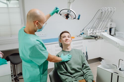 Patient having an Appointment with a Dentist 