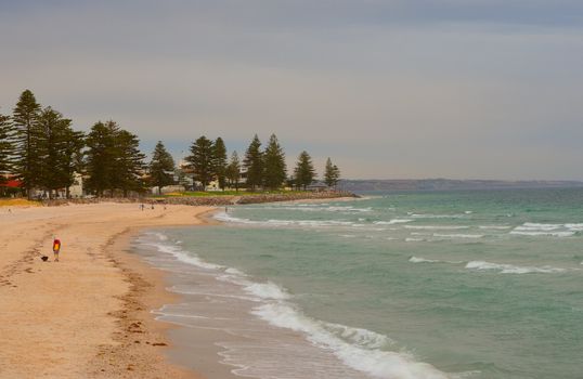 Discover the tranquil beauty of Glenelg Beach, South Australia. Ideal for relaxation.