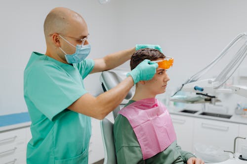 Patient having an Appointment with a Dentist