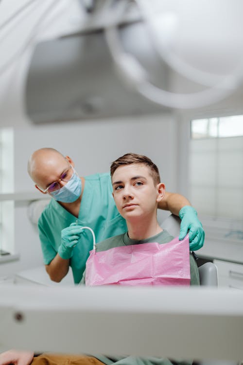 Patient having an Appointment with a Dentist