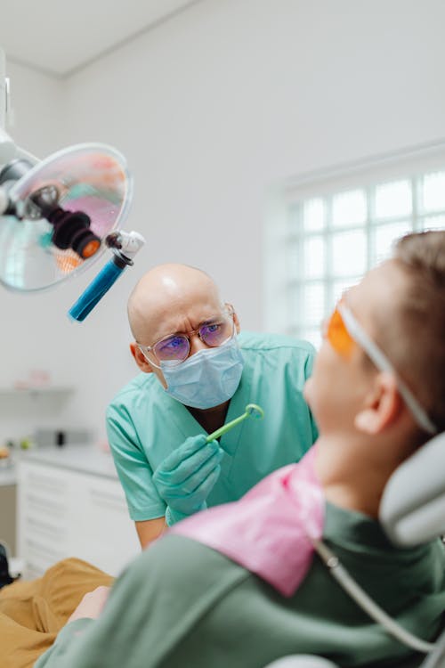 A Dentist Wearing a Mask