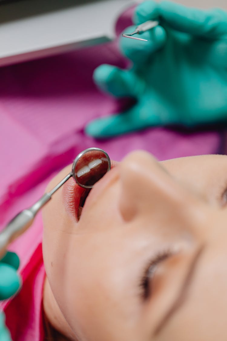 Close-up View Of Dental Treatment