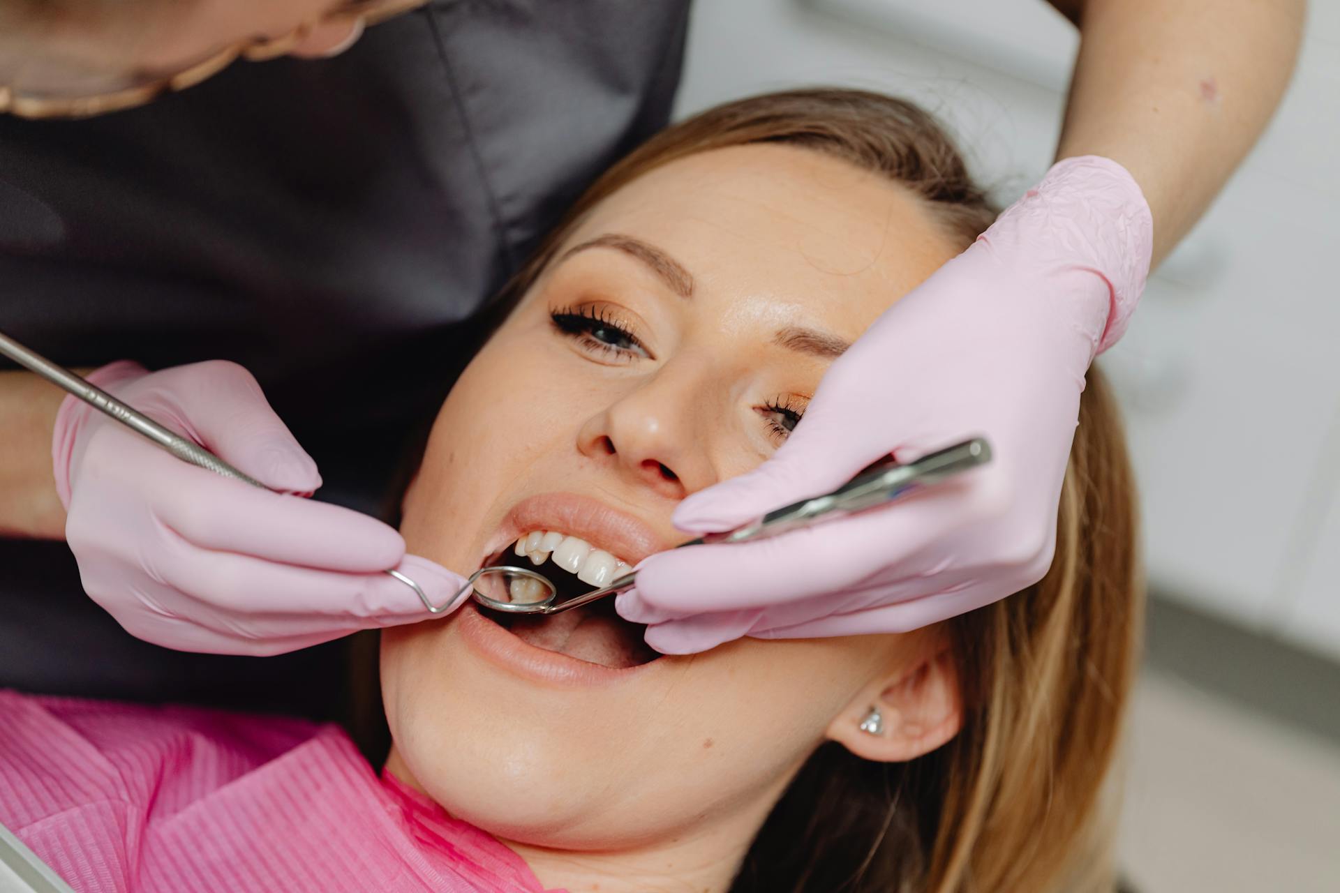 A Patient Undergoing a Dental Procedure