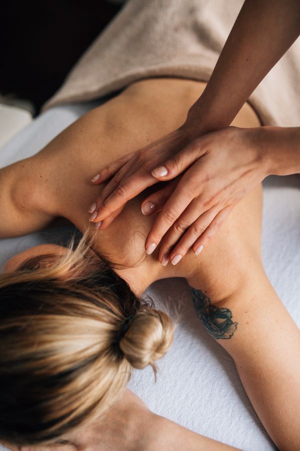 Traditional Thai stretching massage