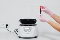 White and Black Digital Kitchen Appliance