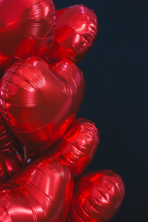 бесплатная Бесплатное стоковое фото с букет из воздушных шаров, в форме сердца, валентинов день Стоковое фото
