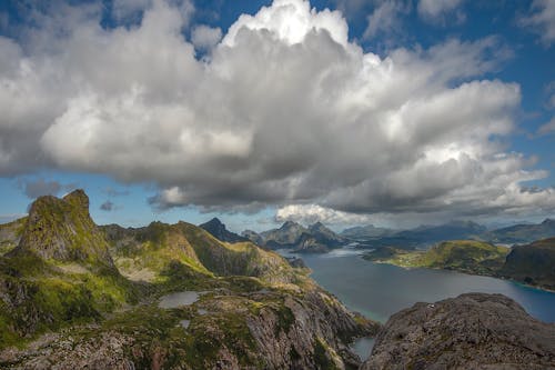Free The Lofoten Archipelago in Norway Stock Photo