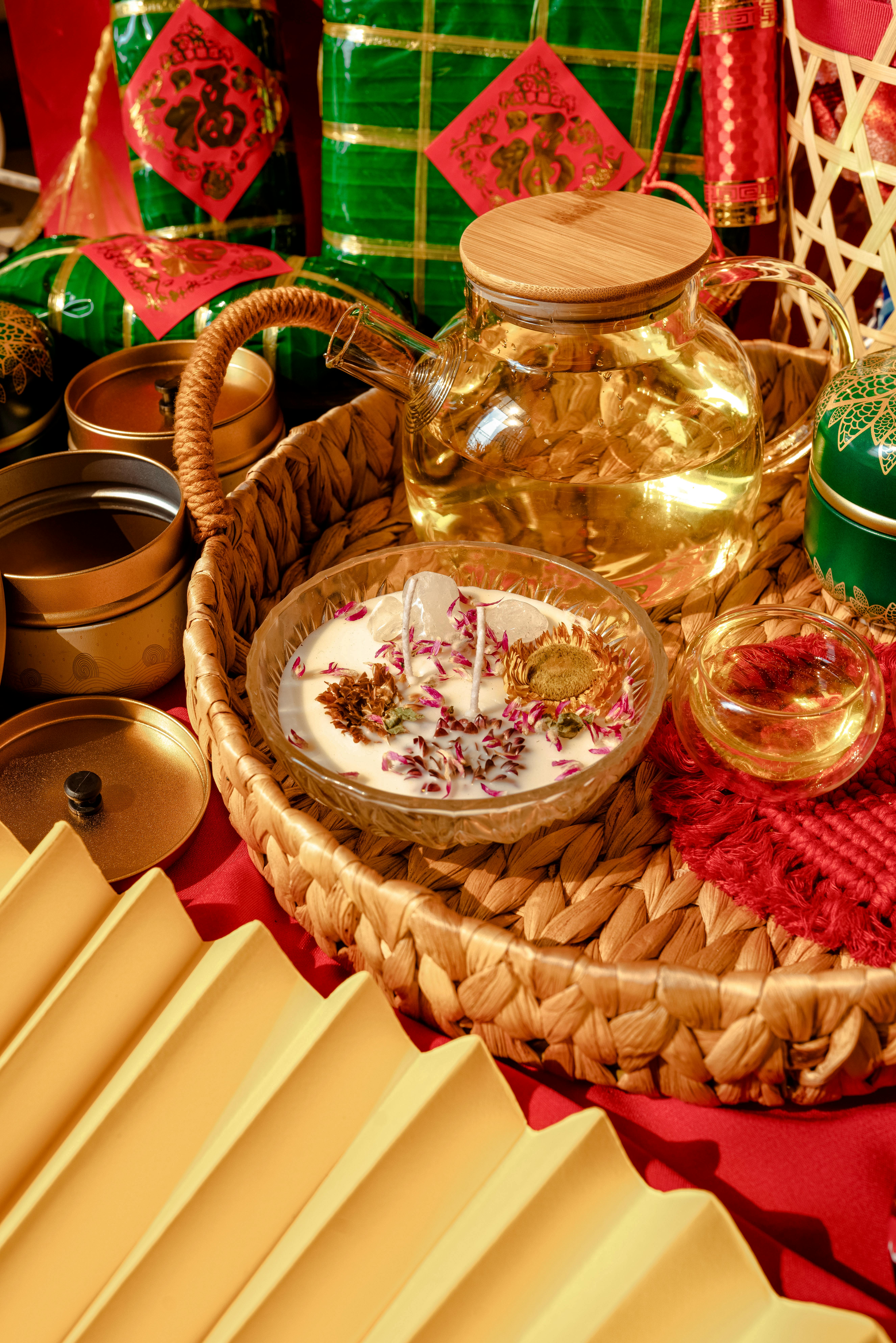 Free stock photo of afternoon tea, banh chung, banh tet