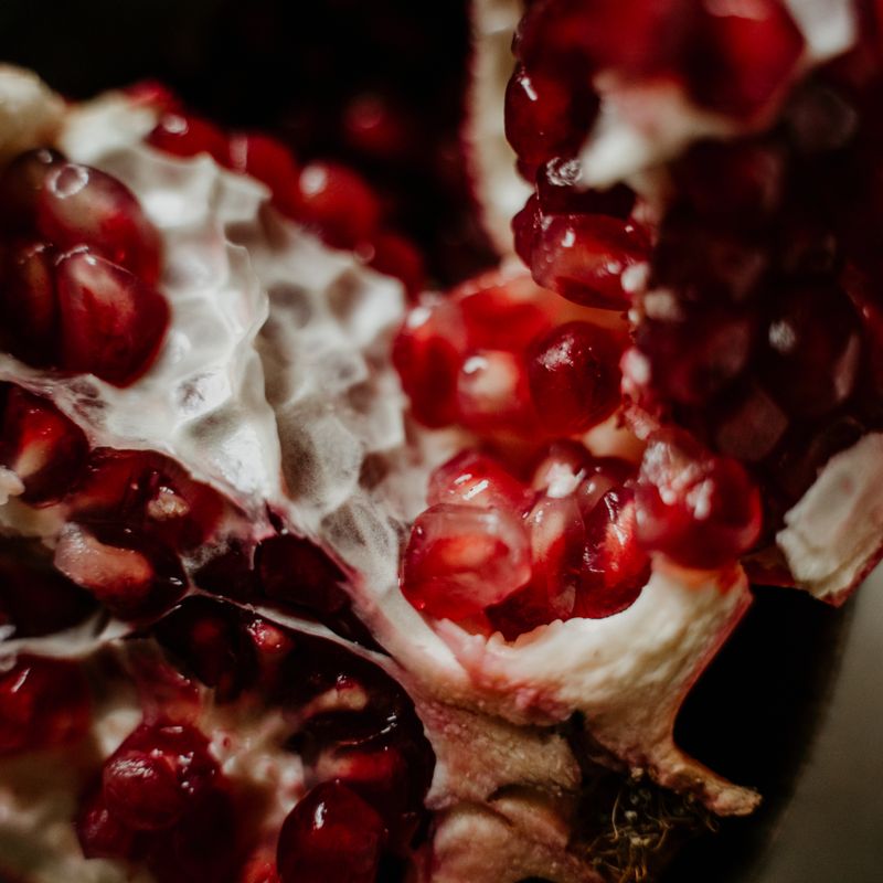 Lebanese Kohlrabi Slaw with Sumac and Pomegranate Seeds
