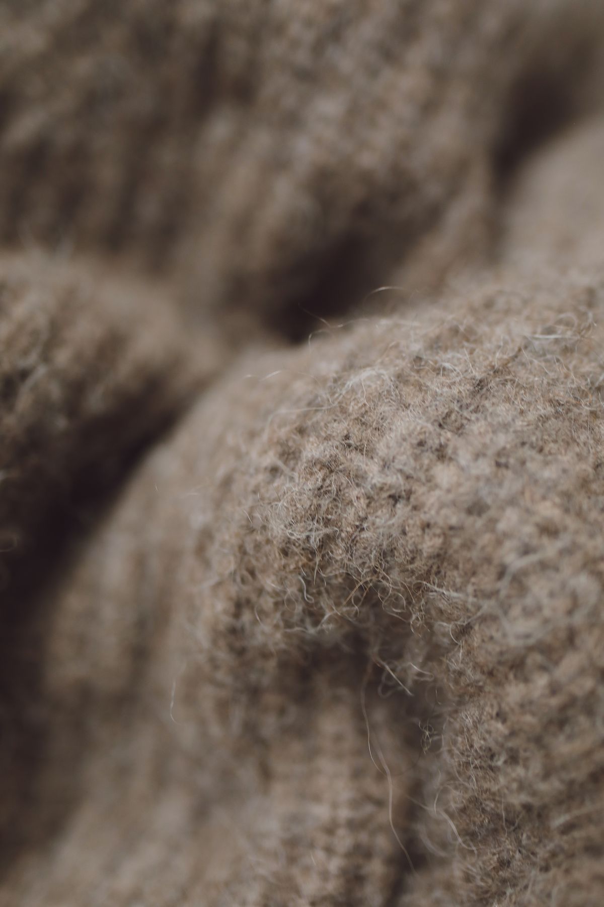 Tweed style wool fabric texture