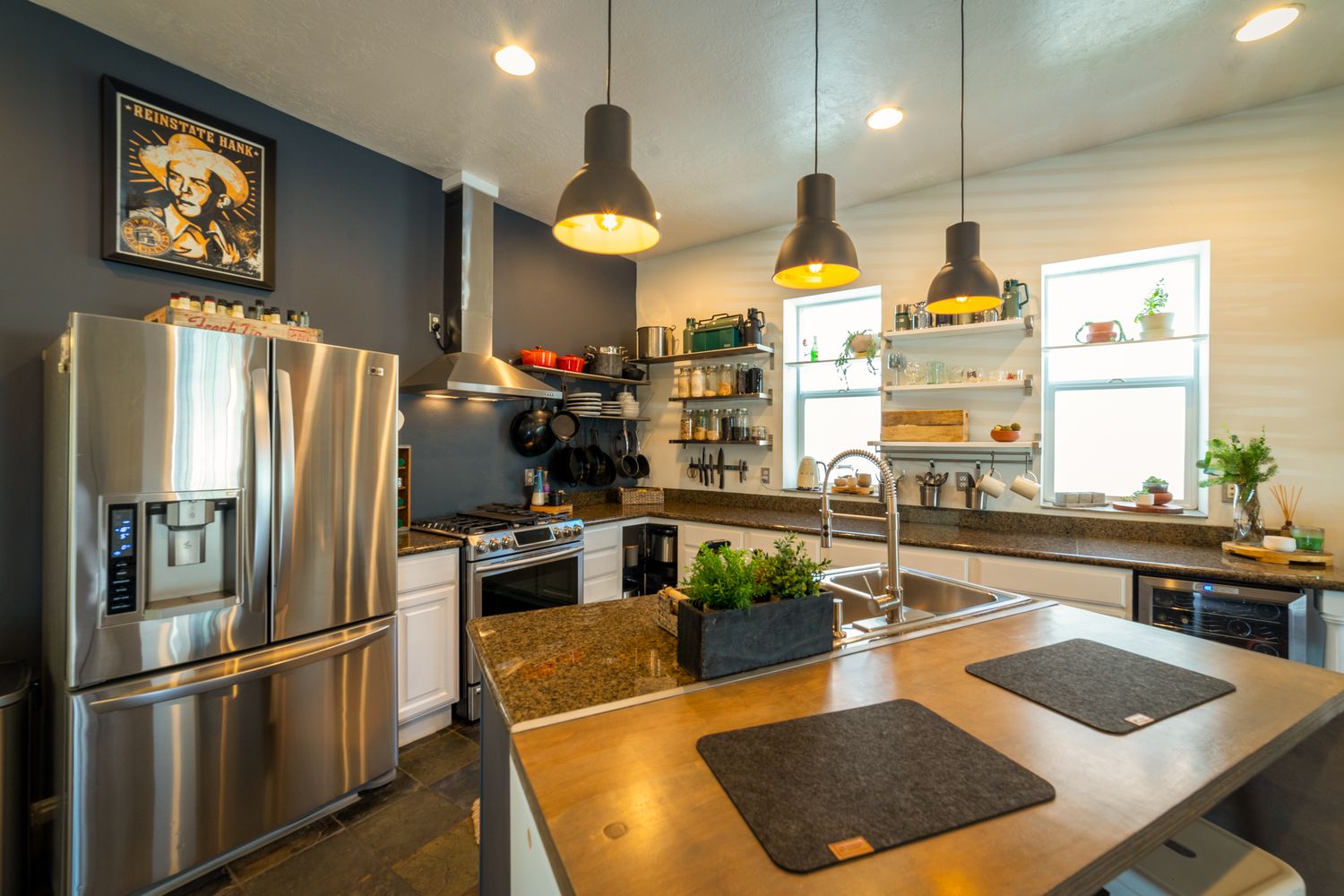 French door refrigerator in a modern kitchen in Dubai