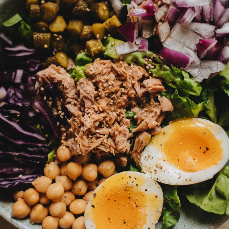 Sourdough Discard Crispy Chickpea Buddha Bowl Bread