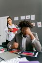 Photo of a Stressed Man with His Hand on His Head