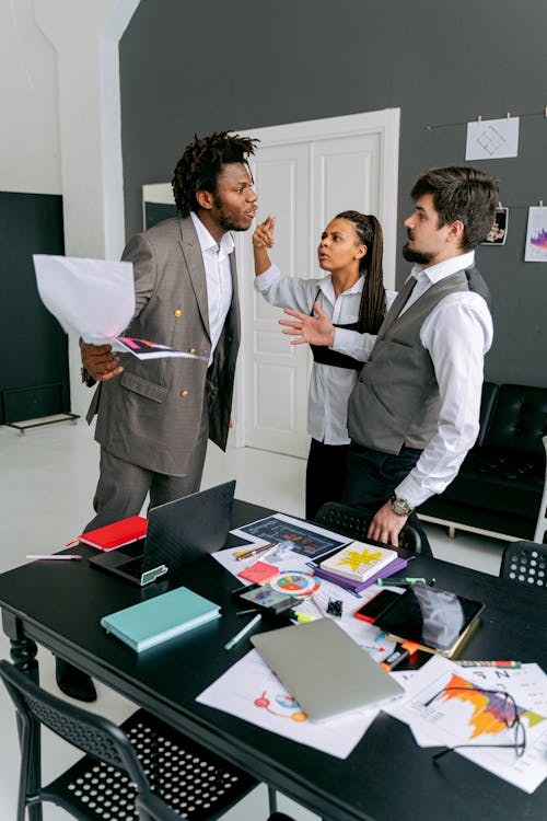 Free Photograph of Coworkers Having an Argument Stock Photo