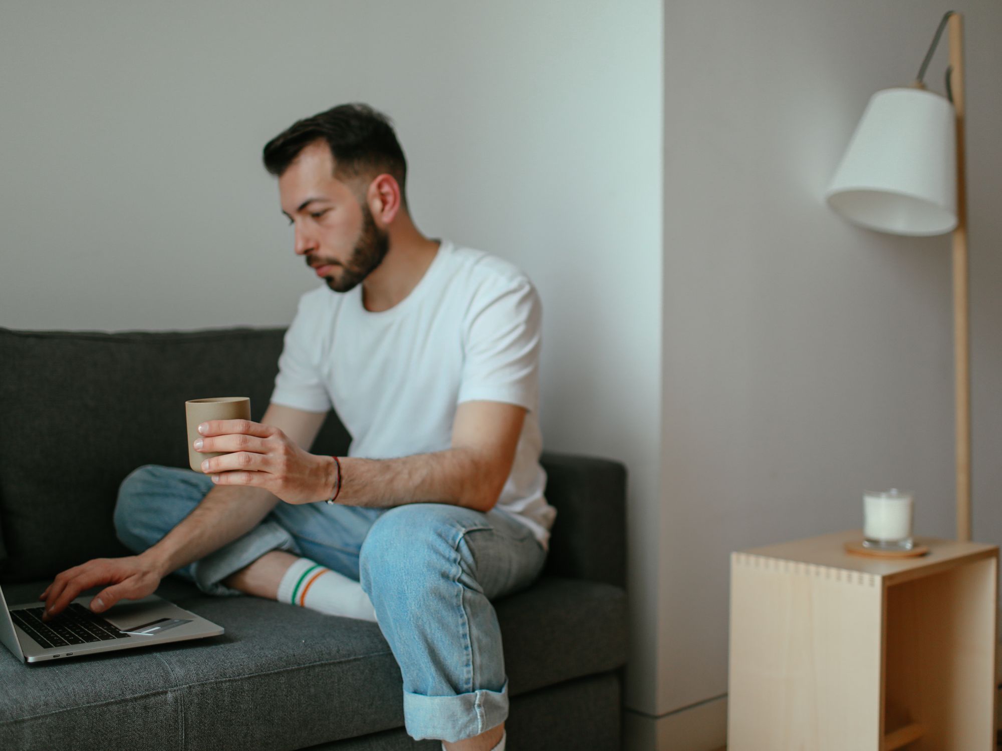 Furniture & Delivery in Denshaw, North West — movers delivering furniture from a van