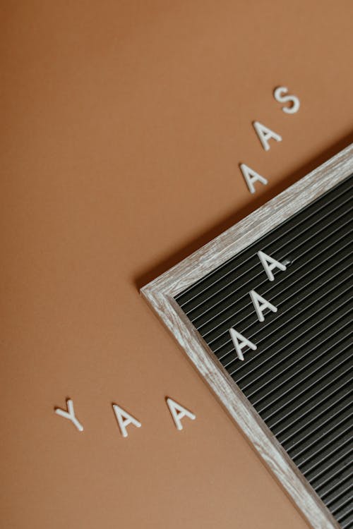 Free Close Up of Letters on Board Stock Photo