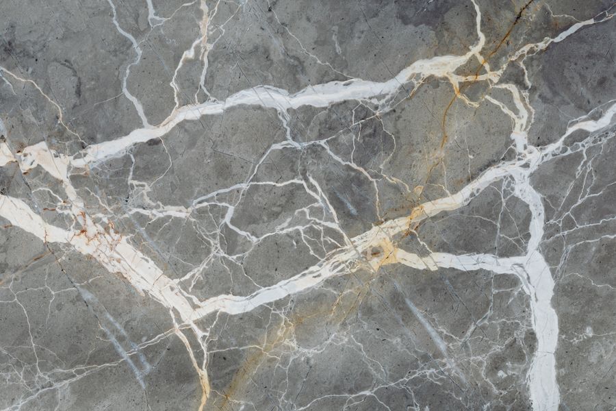 Ultra-compact sintered stone slab in a dark matte finish