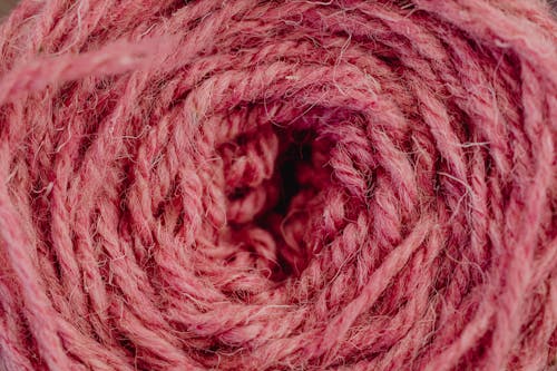 Free Close-up of Pink Yarn Stock Photo