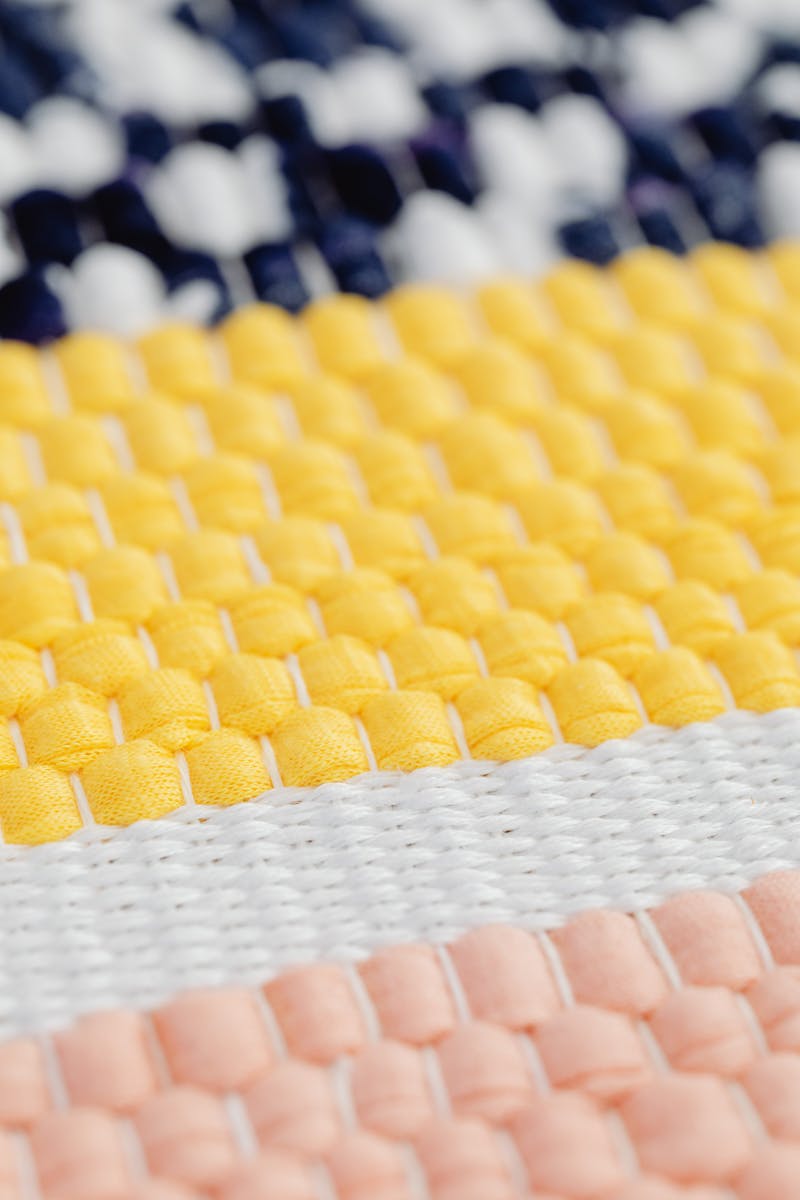 Handmade fabric texture — woven detail