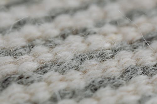 Close-up of Wool Textile Texture