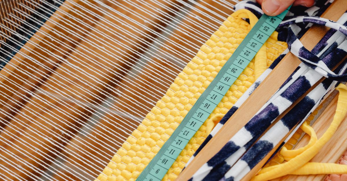 Weaving With Thread Close-up of Person Weaving with Wool Threads · Free Stock Photo