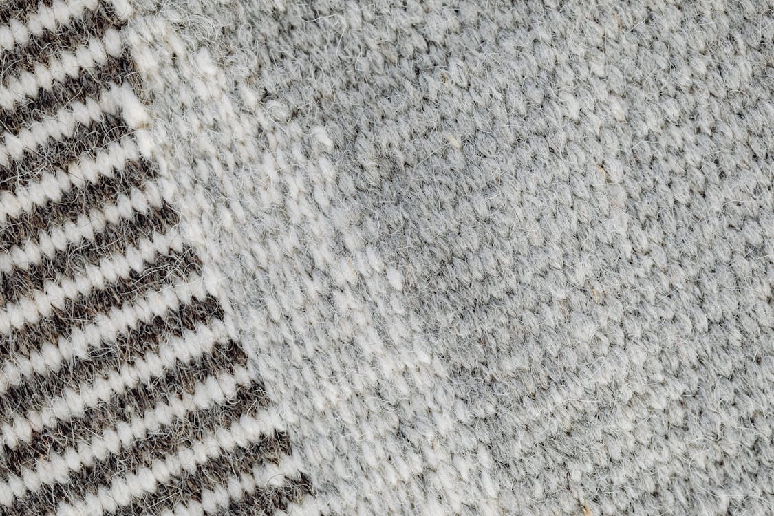 Close-up Texture of Handmade Wool Textile ยท Free Stock Photo