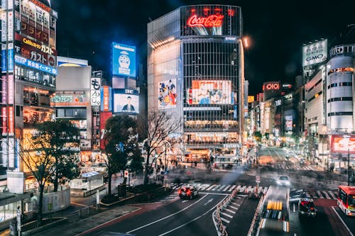 Бесплатное стоковое фото с shibuya, автомобиль, архитектура