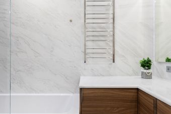 Ensuite bathroom — photo by Max Vakhtbovych on Pexels