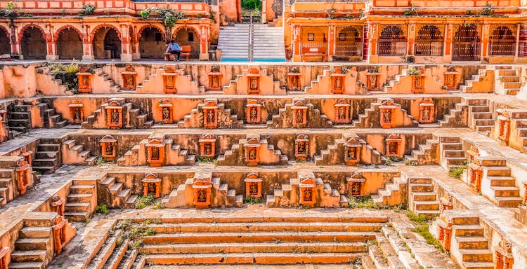 Stairs In Ancient Temple