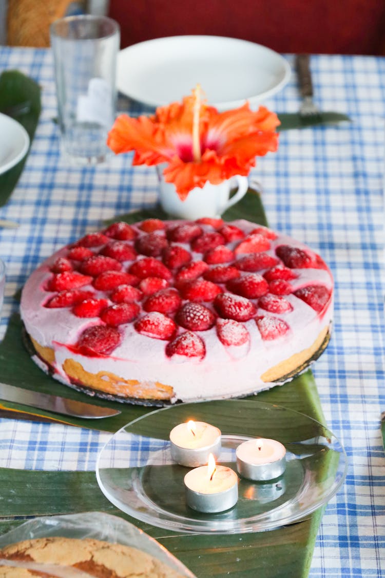 Strawberries And Cream Tart