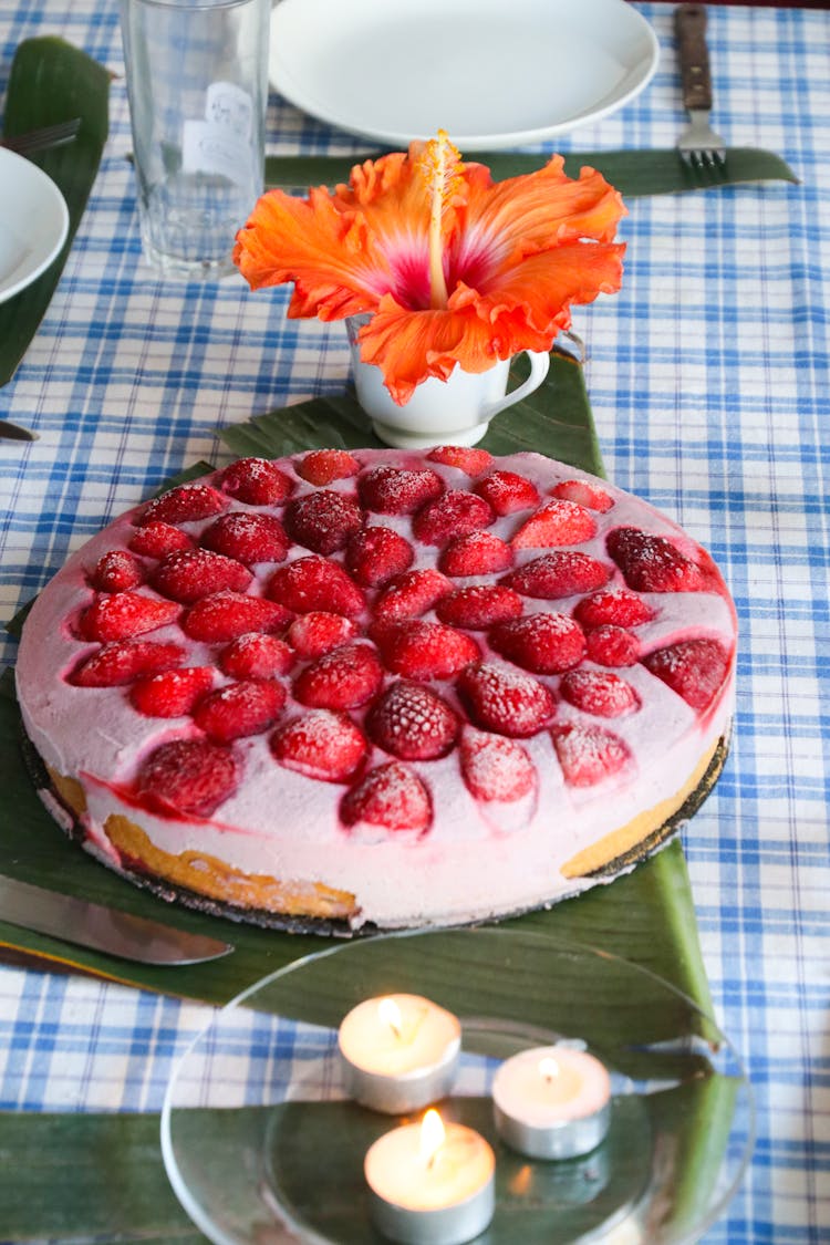 Strawberries And Cream Tart