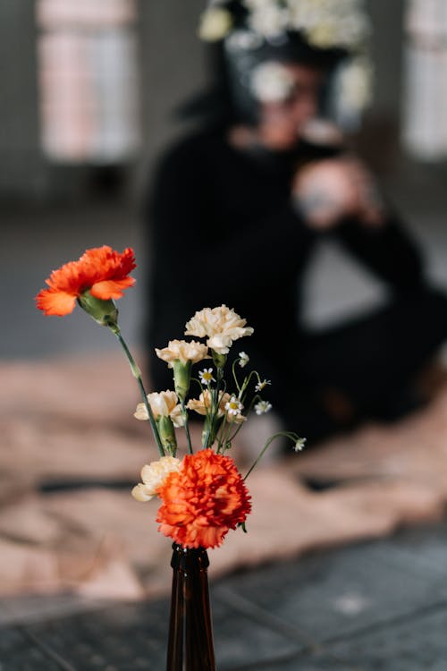 Free Flowers In A Vase Stock Photo