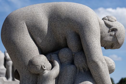 Vigeland sculpture park walk — Oslo