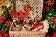 Close-up of a Tet Gift Box