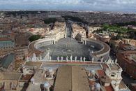 Aerial View of the Vatican City