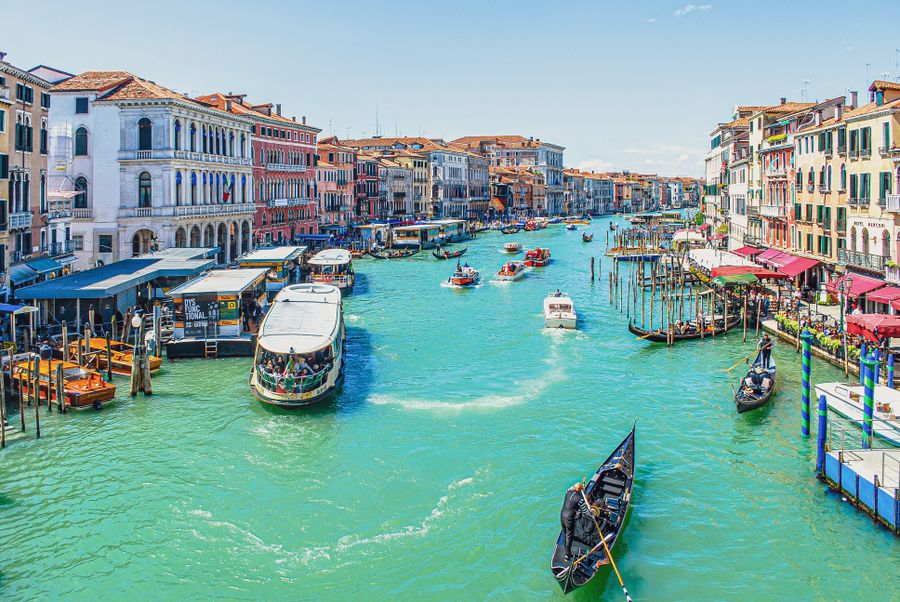 Historic Italian city street