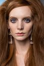 A Woman Wearing Eyeliner