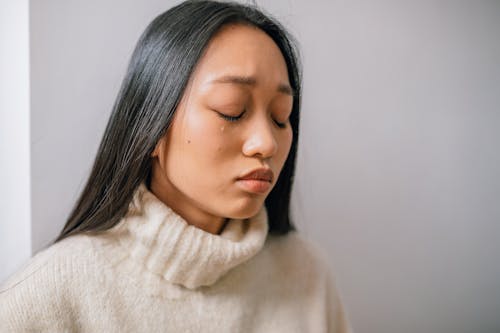 Free Close Up Photo of a Woman Crying Stock Photo