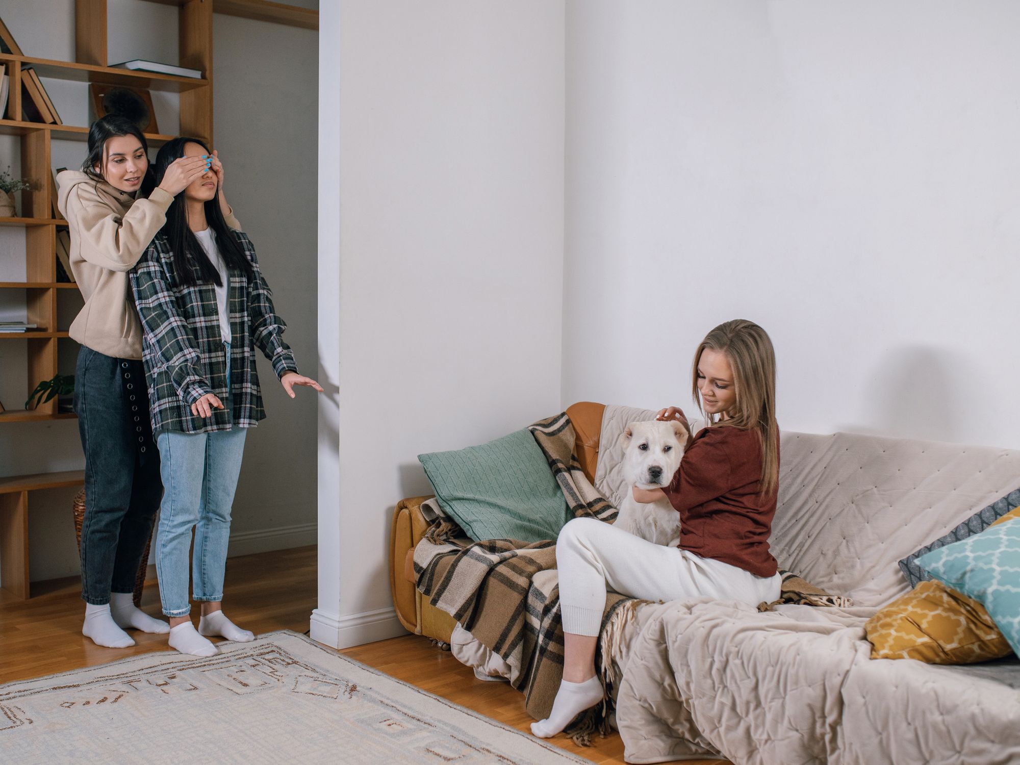 Furniture & Delivery in Netherlee, Scotland — movers delivering furniture from a van