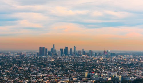 Δωρεάν στοκ φωτογραφιών με Los Angeles, αεροφωτογράφιση, αστικός