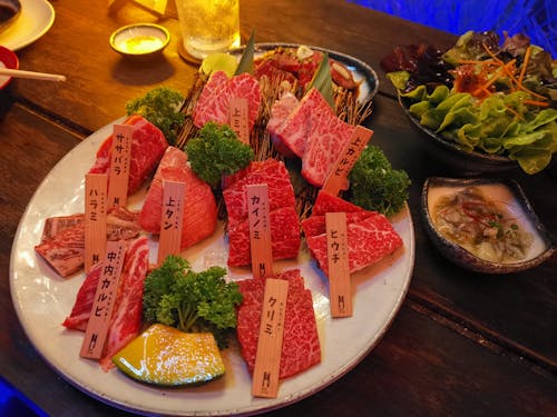 Gratis arkivbilde med grillet kjøtt, Japansk, oksekjøtt