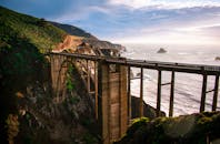 Aerial Photography of Bixby Creek Bridge