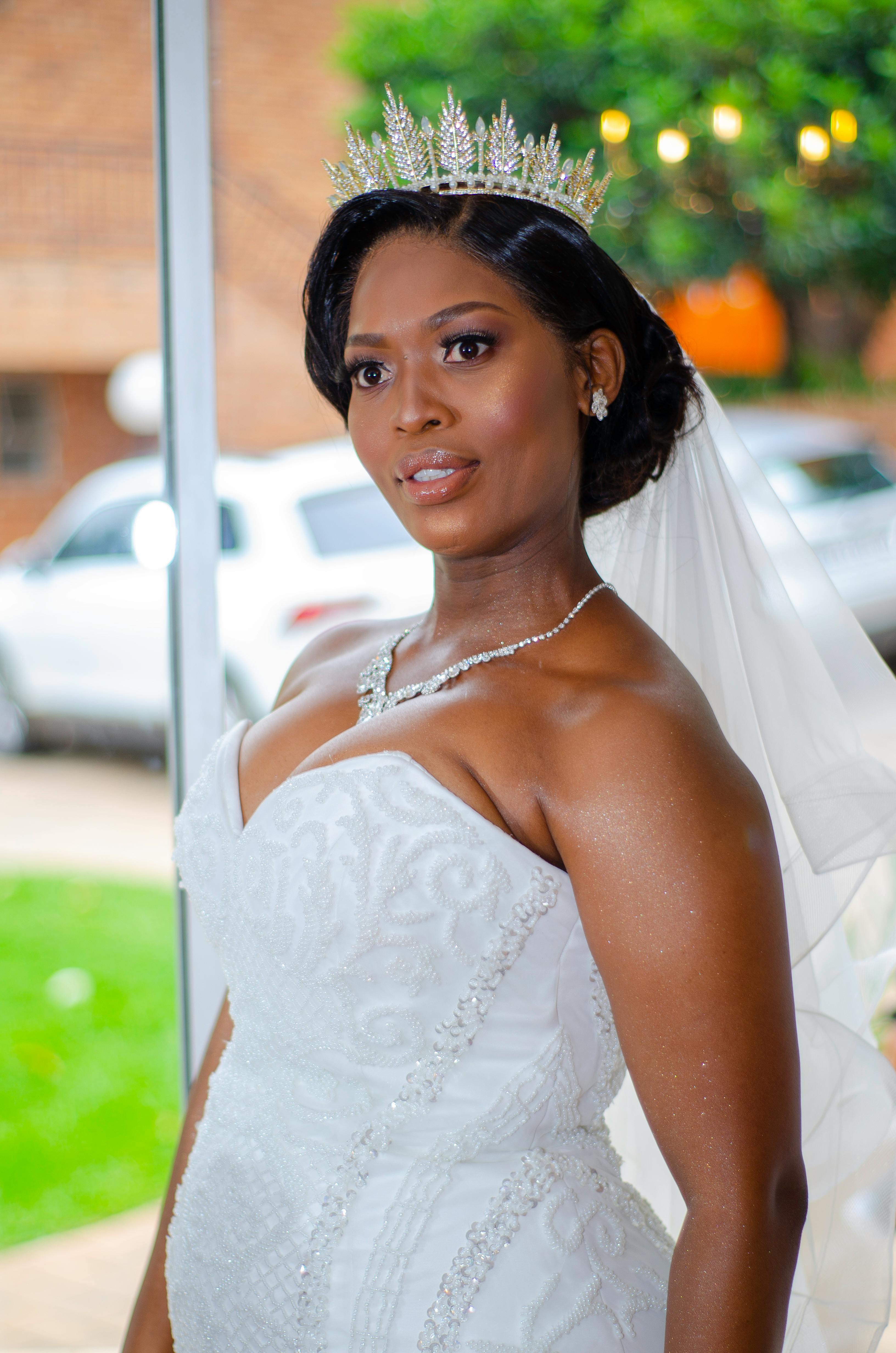 26 Beautiful Hairstyles For The African American Bride - | Natural wedding  hairstyles, Black brides hairstyles, Natural hair wedding