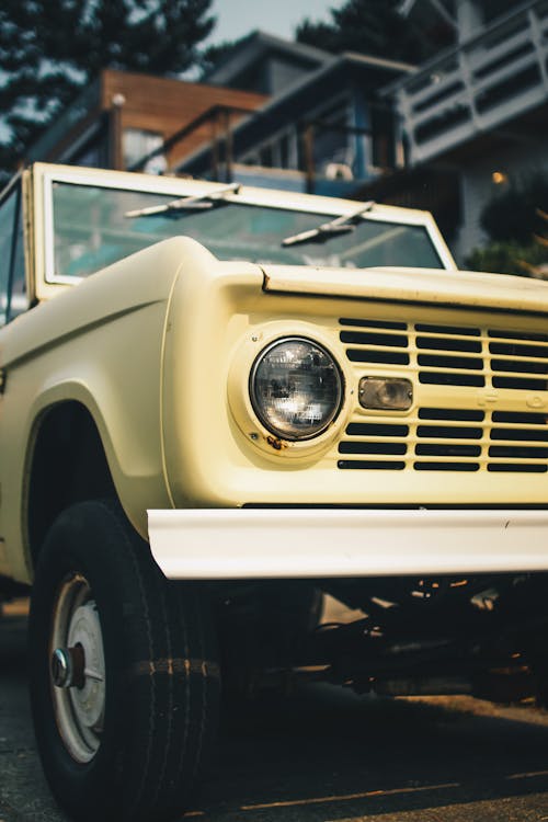 Free stock photo of beach, bronco, car