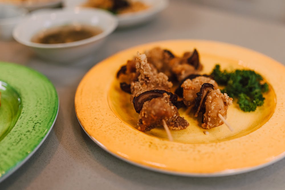 Mushroom Skewers Mushroom Skewers