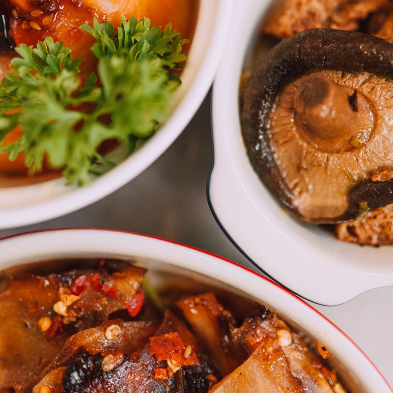 Air Fryer Mushroom and Thyme Broth