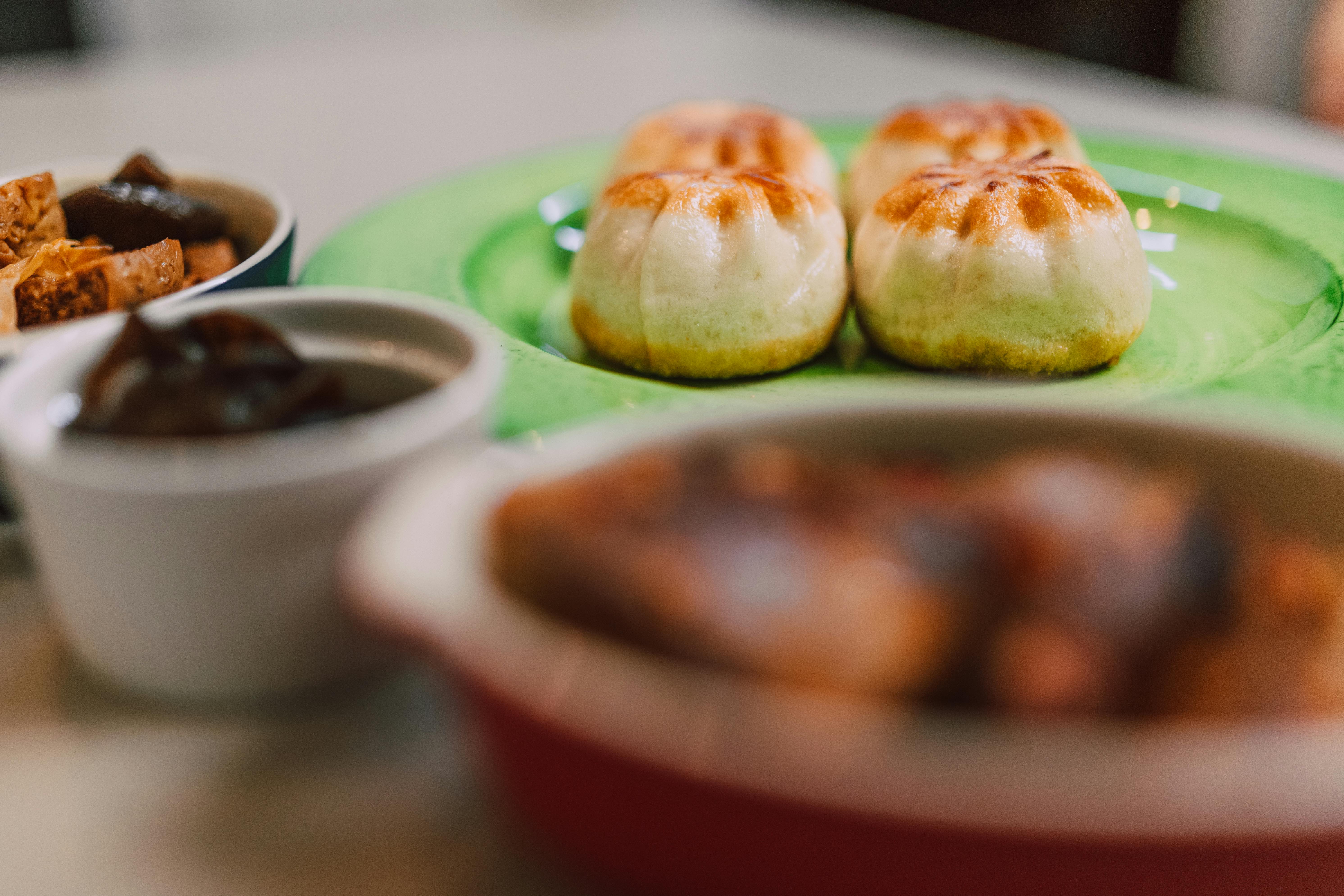 Dim sum végétariens sans peau