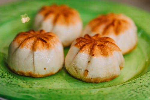 Foto profissional grátis de bolos da lua, comida asiática, comida chinesa